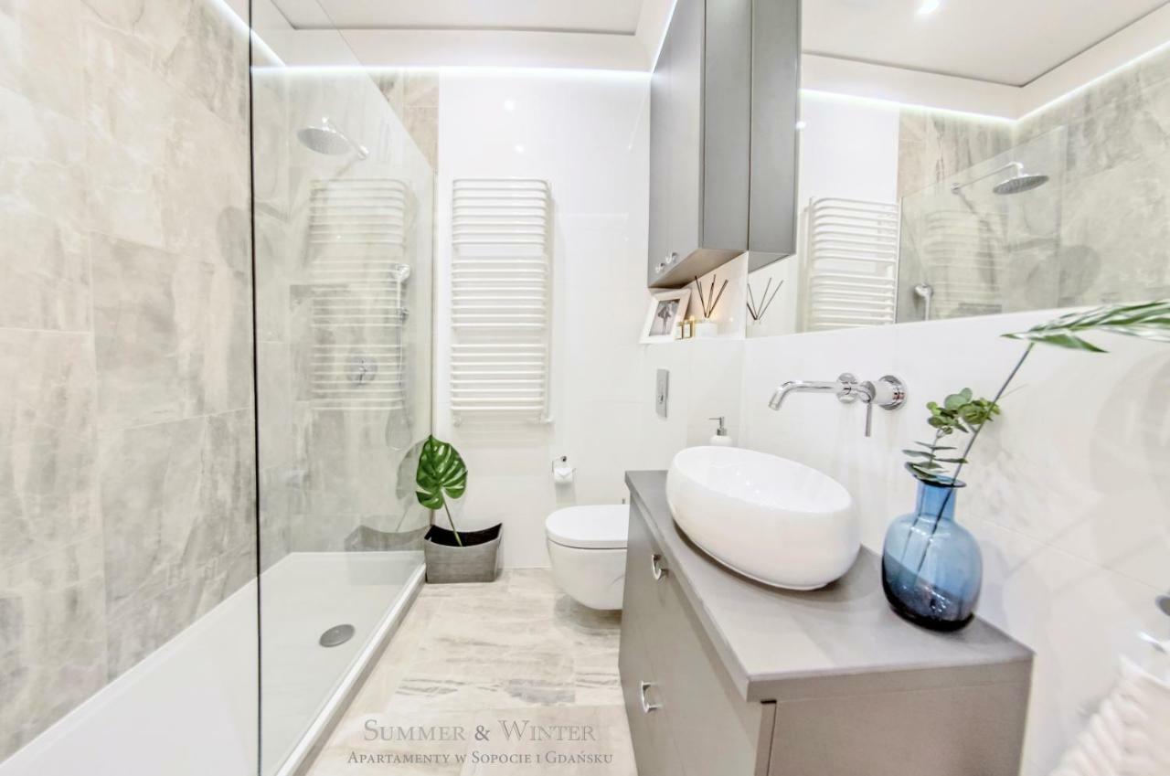 Family Luxury Wonder Heaven Apartment, 50M To M Cassino, First With 3 Badrooms&Studio, Second With 2 Badrooms&Studio, Parking W Cenie Сопот Екстер'єр фото